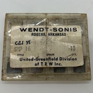 (38) Wendt-Sonis Machining Carbide Cuttting Inserts SMP-16 Grade CY-14 Tooling